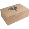 LocalTea theekist blank hout 6 vaks zonder inhoud