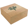 LocalTea theekist blank hout 9 vaks zonder inhoud