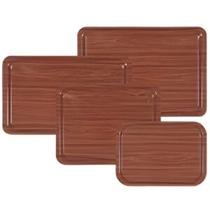 Dienblad antislip bruin 47x36cm