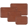 Dienblad antislip bruin 47x36cm