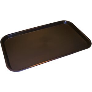 Dienblad antislip bruin 37,5x26cm