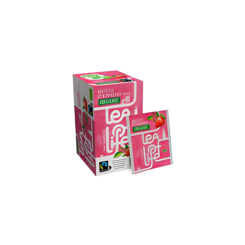 Tea of Life organic groene thee matcha aardbei ft 1,5gr