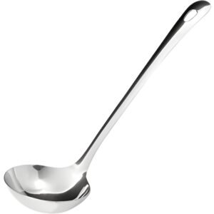 Soeplepel rvs ovaal 30cm