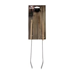 Barbecue tang hout en chroom 30cm