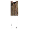 Barbecue tang hout en chroom 30cm