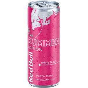 Red bull peach edition witte perzik blik 25cl