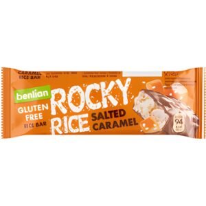 Rocky Rice rijstreep salted caramel gluten vrij 18g