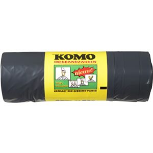 Komo vuilniszakken met trekband per rol 60x80cm