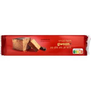 Ongesneden ontbijtkoek naturel 550 gram