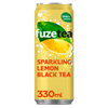 Fuze Tea sparkling black tea lemon blik 33cl