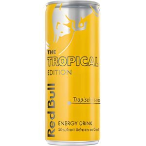 Red bull tropical edition blik 25cl