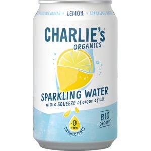 Charlie's Organic sparkling lemon blik 33cl