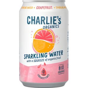 Charlie's Organic sparkling grapefruit blik 33cl