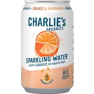 Charlie's Organic sparkling orange manderijn blik 33cl
