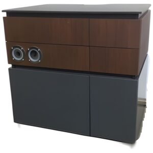 Onderzetkast hout donker bruin 90cm occasion