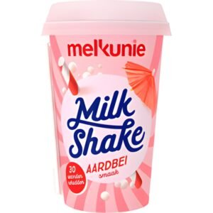 Melkunie milkshake aardbei 20cl