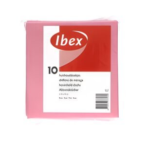 Ibex Werkdoek roze 38x38cm