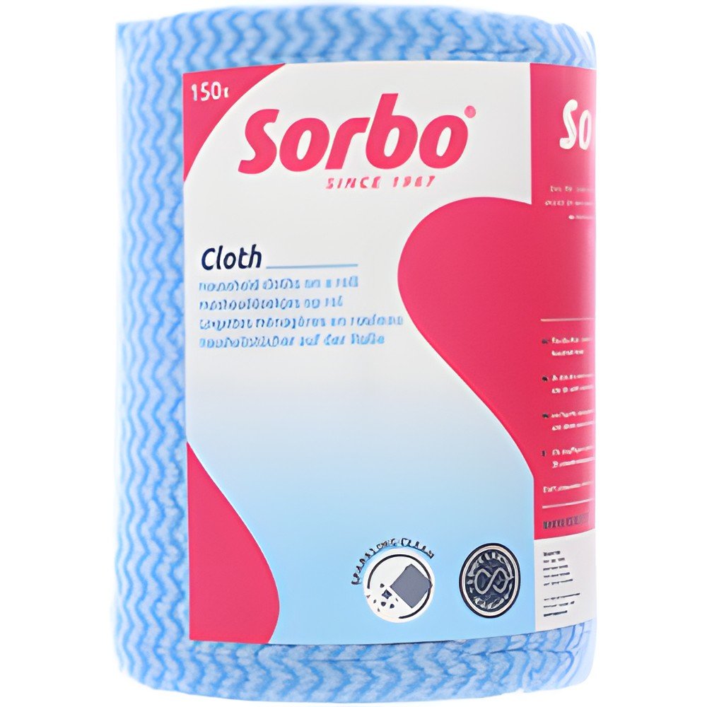 Sorbo huishouddoekjes op rol 150 stuks 20x40cm