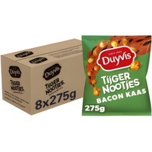 Duyvis tijgernoten bacon kaas 275gr