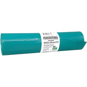 PowerSterko recycle afvalzak blauw T70 105x125cm