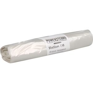 PowerSterko recycle afvalzak transparant T10 50x55cm