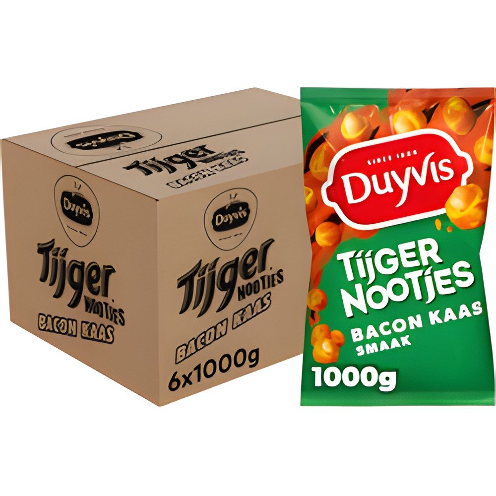 Duyvis tijgernoten bacon kaas 1kg