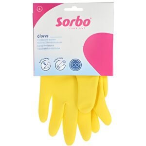 Sorbo huishoud handschoenen geel large