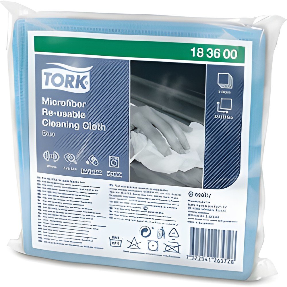 Tork Microvezeldoek blauw 30,5cm x 30,5cm