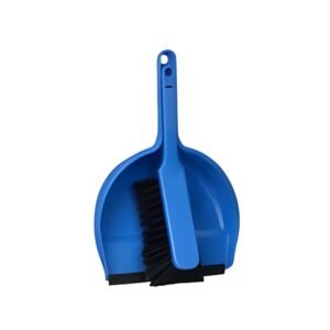 Taski blik plastic blauw rond