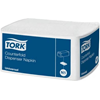Tork dispenserservetten counterfold wit 1lgs 31x32cm