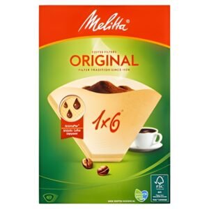 Melitta filterzakjes ongebleekt nr6