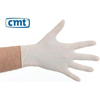 Handschoen wit latex gepoederd medium