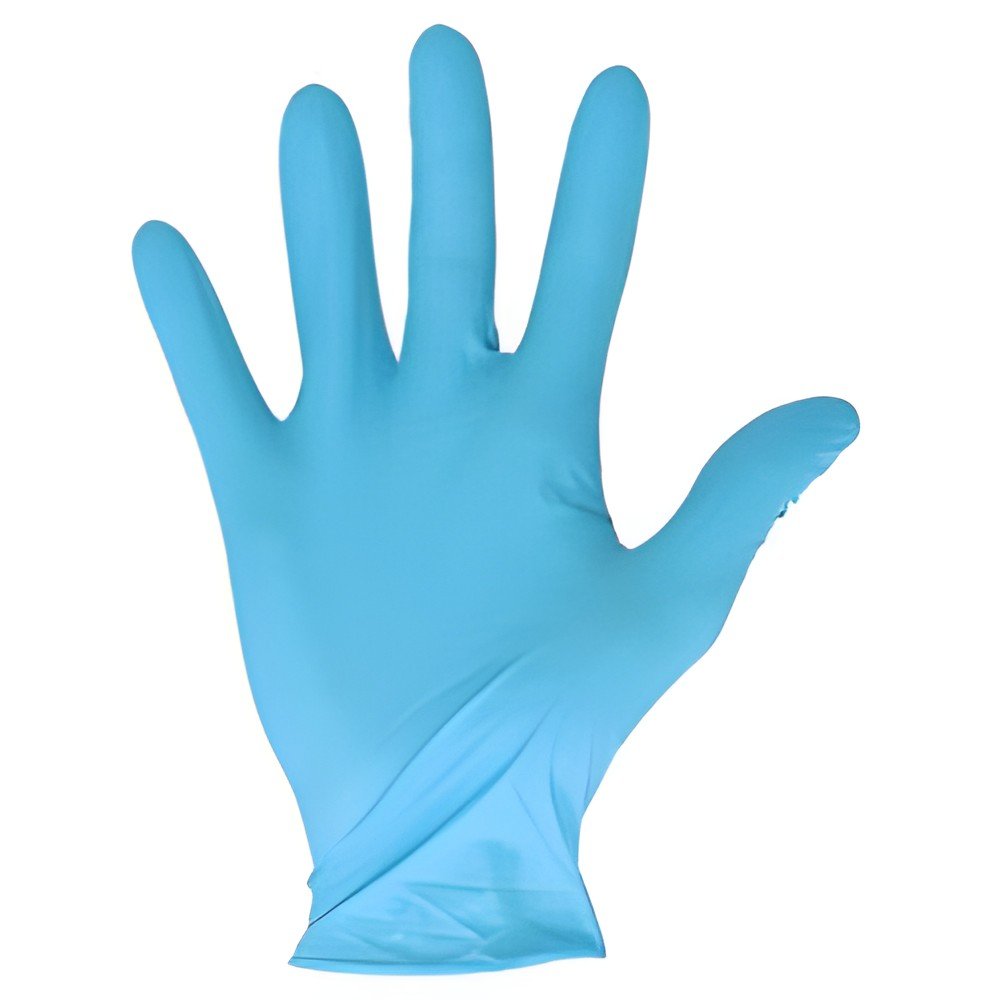Handschoen blauw soft nitril poedervrij medium