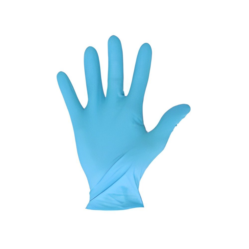 Handschoen blauw soft nitril poedervrij X-large