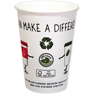 Beker karton CO2-neutraal make a difference 180ml
