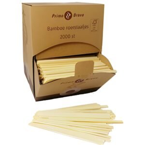 Primo Bravo bamboe roerstaafjes 11cm
