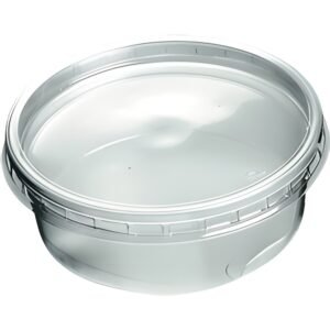 Bakje+deksel transparant 75ml