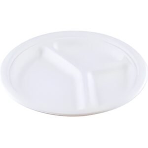 Natureko Bord 3-vaks suikerriet 26cm