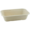Natureko Snackbak suikerriet bruin 22,9x15,3x5,7cm 1lt.