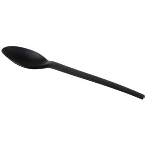 Natureko CPLA reusable tafellepel zwart 16,8cm
