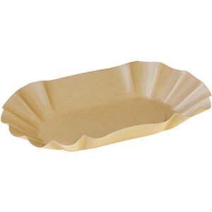 Schaal kraft ongevoerd karton rechthoekig br. 16x9cm