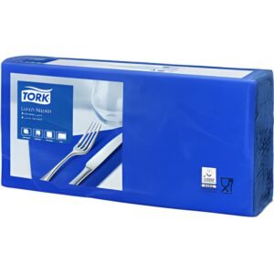 Tork servetten donkerblauw 2-laags 33x33cm