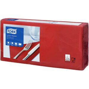 Tork servetten terracotta 2-laags 4-vel 33x33cm