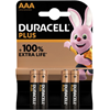 Duracell batterij plus alkaline 100% AAA (LR03)