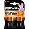 Duracell batterij plus alkaline AA (LR6)