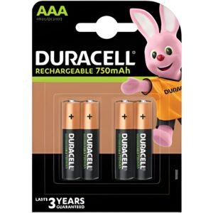Duracell batterij rechargeable AAA (HR03)