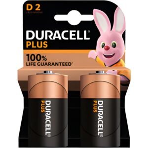 Duracell Batterij D Plus MN 1300 100% 2-pack