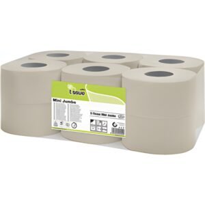 E-tissue toiletpapier mini Jumbo 1000 vel 2-laags