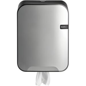 Quartz poetsroldispenser midi zilver