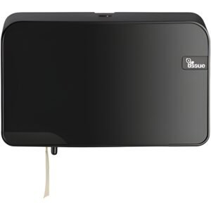E-tissue toiletroldispenser zwart